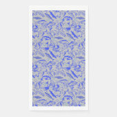 Fish pattern blue 10.b Lgrey BG Serviette (Vorderseite)