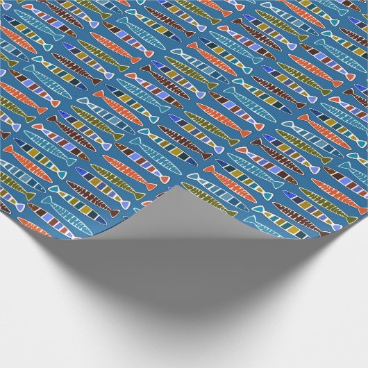 Fish Pattern Packpapier (Ecke)