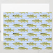 fish patterned paper (Vorne/Hinten)