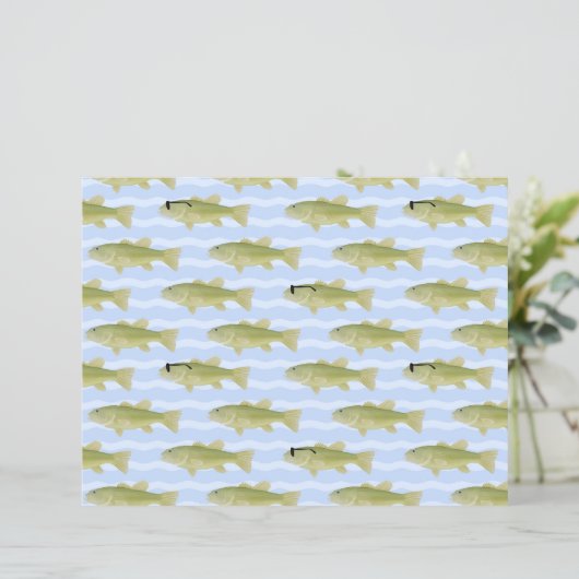 fish patterned paper (Stehend Vorderseite)