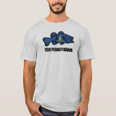 Fish Pennsylvania Bass T-Shirt (Vorderseite)