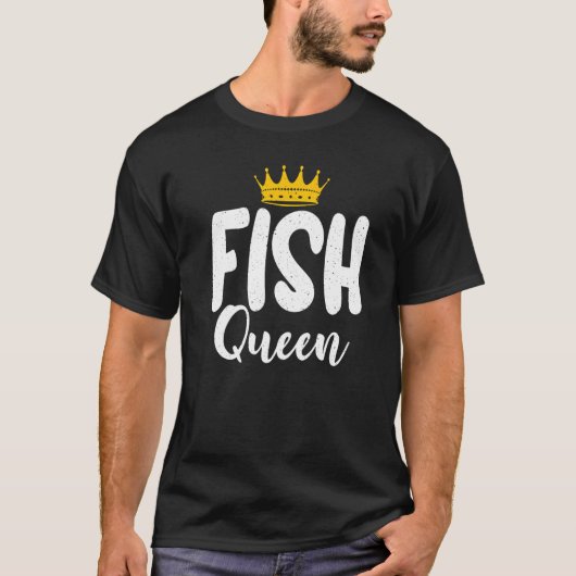 Fish Queen Fischbesitzer Premium T-Shirt (Vorderseite)