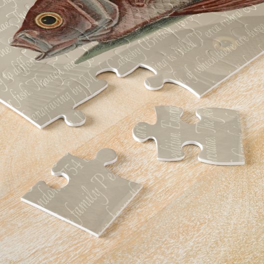 Fish Red Perch Fisherman Art Puzzle (Seite)