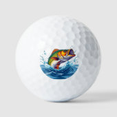 Fish-Reelin' in den Siegen Golfball (Vorderseite)
