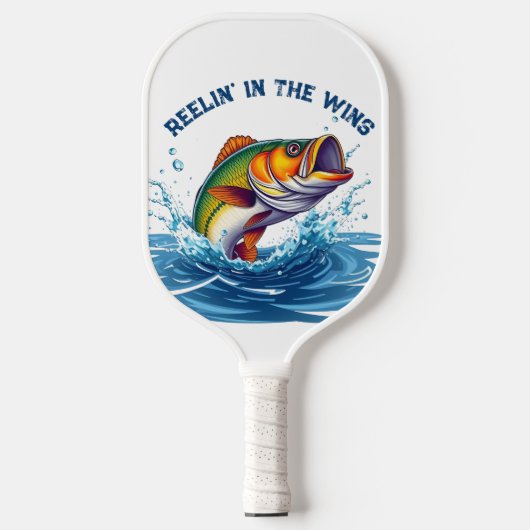 Fish-Reelin' in den Siegen Pickleball Schläger (Vorderseite)