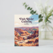 Fish River Canyon Namibia Postkarte (Stehend Vorderseite)