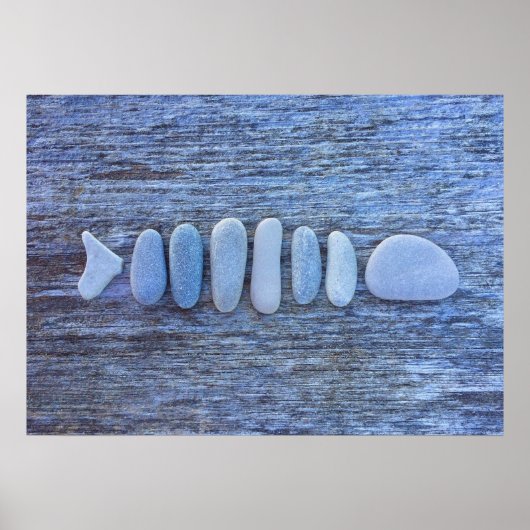 Fish Rock Art Poster (Vorne)