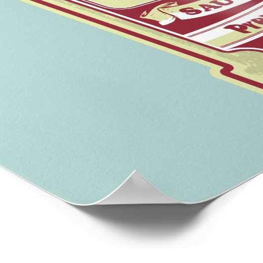 Fish Sauce Pop Art Poster (Ecke)