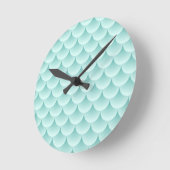 Fish Scales Pattern Runde Wanduhr (Winkel)