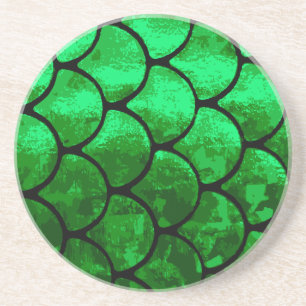 fish scales sandstein untersetzer