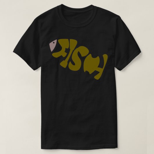 FISH-Schriftart T-Shirt (Design vorne)