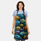 Fish Schürze (Getragen)