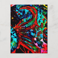 "Fish Schwanz" JTG Art Postcard