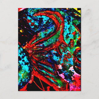 "Fish Schwanz" JTG Art Postcard Postkarte