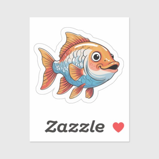 Fish Sticker (Blatt)