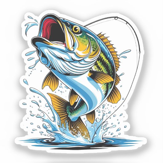 Fish Stickers Aufkleber (Vorderseite)