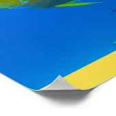 Fish Swim Zuhause Fins Personalize Destiny's Poster (Ecke)