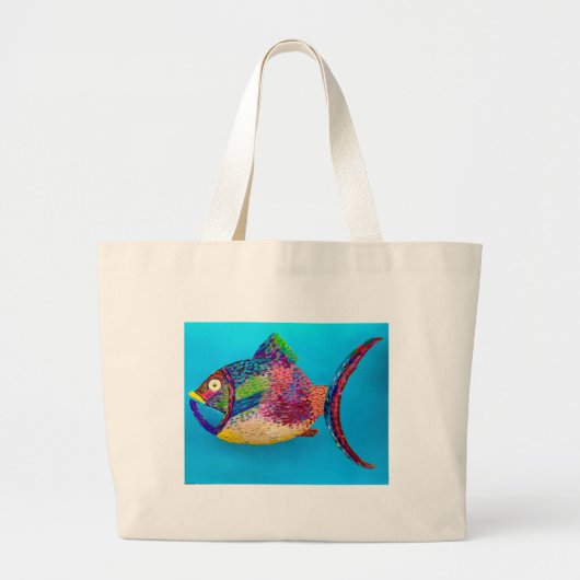 FISH-TASCHE JUMBO STOFFBEUTEL (Vorne)
