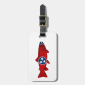 Fish Tennessee Trout Gepäckanhänger (Vorderseite vertikal)