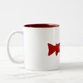 Fish Tennessee Trout Zweifarbige Tasse (Links)