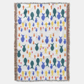 Fish Throw Blanket Decke (Vorderseite Vertikal)