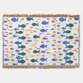 Fish Throw Blanket Decke (Vorderseite)