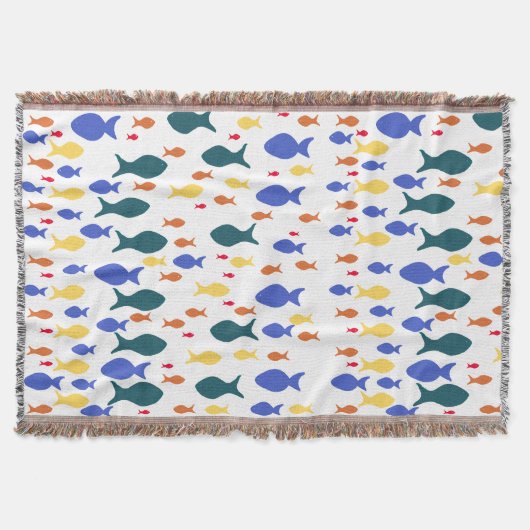 Fish Throw Blanket Decke (Vorderseite)