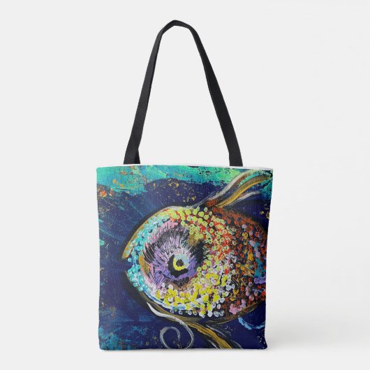 Fish Tote Bag Tasche (Rückseite)