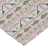 Fish Ugly Christmas Sweater Großer Tischläufer (Ecke)
