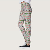 Fish Ugly Christmas Sweater Leggings (Links)