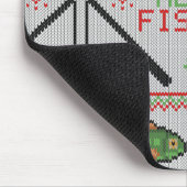Fish Ugly Christmas Sweater Mousepad (Ecke)
