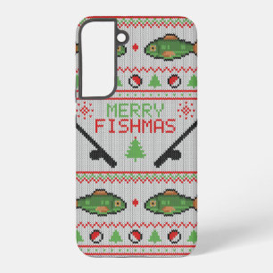 Fish Ugly Christmas Sweater Samsung Galaxy Hülle