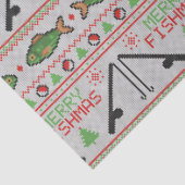 Fish Ugly Christmas Sweater Seidenpapier (Ausschnitt)