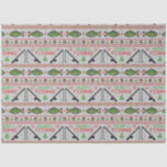 Fish Ugly Christmas Sweater Seidenpapier<br><div class="desc">Ein einzigartiges saisonales Design</div>