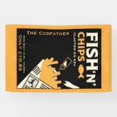 Fish-und-Chips-Café-Restaurant-Geschäft Banner (Horizontal)