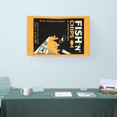 Fish-und-Chips-Café-Restaurant-Geschäft Banner (Messe)