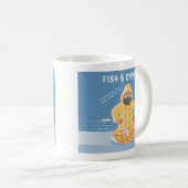 Fish und Chips Kaffeetasse (VorderseiteRechts)