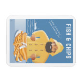 Fish und Chips Magnet (Horizontal)