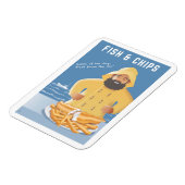 Fish und Chips Magnet (Linke Seite)