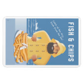 Fish und Chips Magnet (Horizontal)