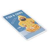 Fish und Chips Magnet (Rechte Seite)