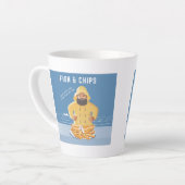 Fish und Chips Milchtasse (Linke Ecke)