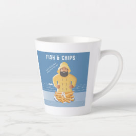 Fish und Chips Milchtasse