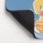 Fish und Chips Mousepad (Ecke)