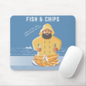 Fish und Chips Mousepad (Mit Mouse)