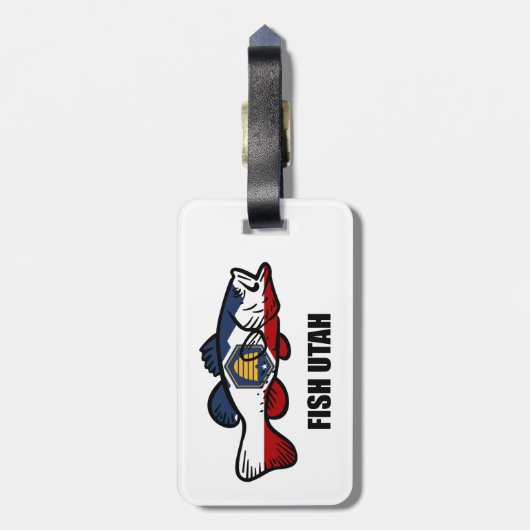 Fish Utah Gepäckanhänger (Rückseite vertikal)
