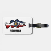 Fish Utah Gepäckanhänger (Rückseite horizontal)