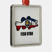Fish Utah Ornament Aus Metall (Rechts)