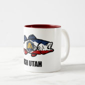 Fish Utah Zweifarbige Tasse (VorderseiteRechts)