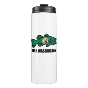 Fish Washington Staat Thermosbecher